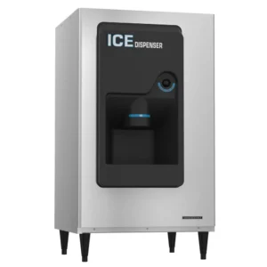 30″ W Hotel/Motel Ice Dispenser with 200 lbs Capacity – Stainless Steel Exterior